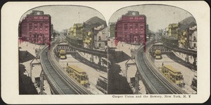 Cooper Union and the Bowery, New York, N. Y.