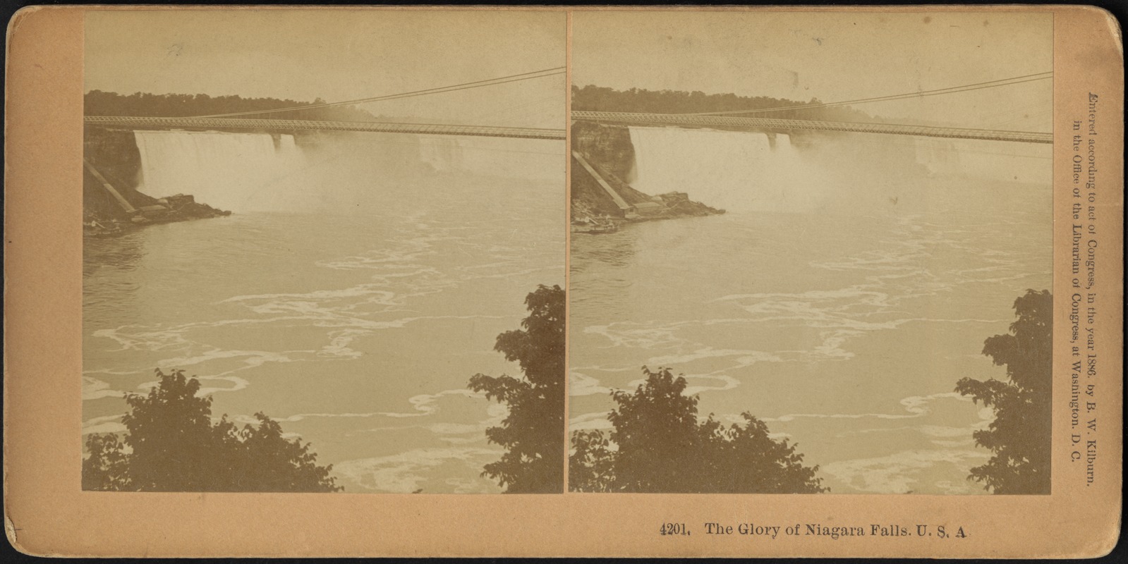The glory of Niagara Falls, U.S.A.
