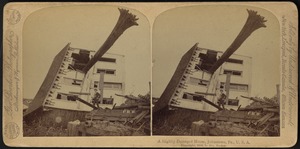 A slightly damaged house, Johnstown, Pennsylvania, U.S.A.