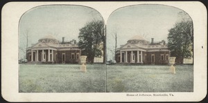 Home of Jefferson, Monticello, Va.
