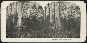 Jefferson's tomb, Monticello, Va.