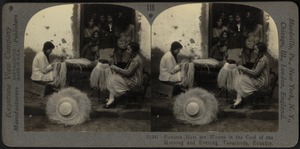 Shaping Panama hats in Tabacunda, Ecuador