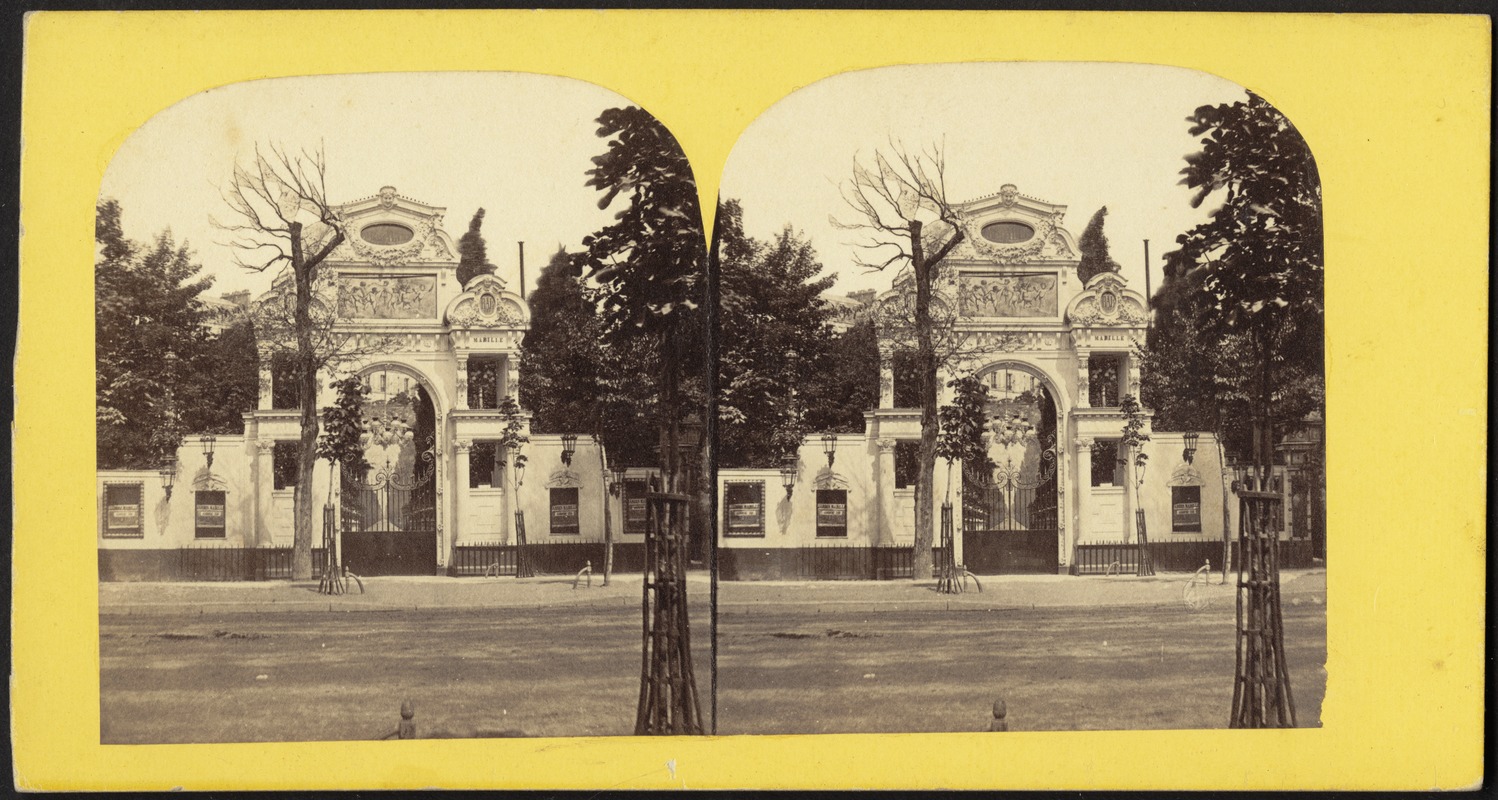 Entrée du Jardin Mabille, Paris