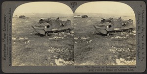 French tanks knocked out at Juvincourt during Nivelle's costly offensive in April, 1917