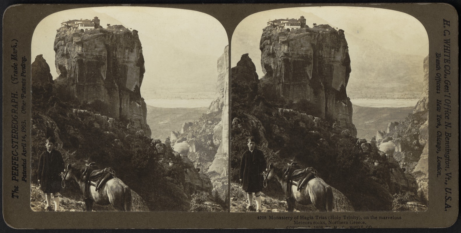 Monastery of Hagia Trias (Holy Trinity), Meteora Rocks, Northern Greece