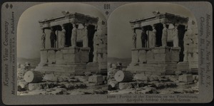 The portico of the caryatides on the Erechtheum, Athenai