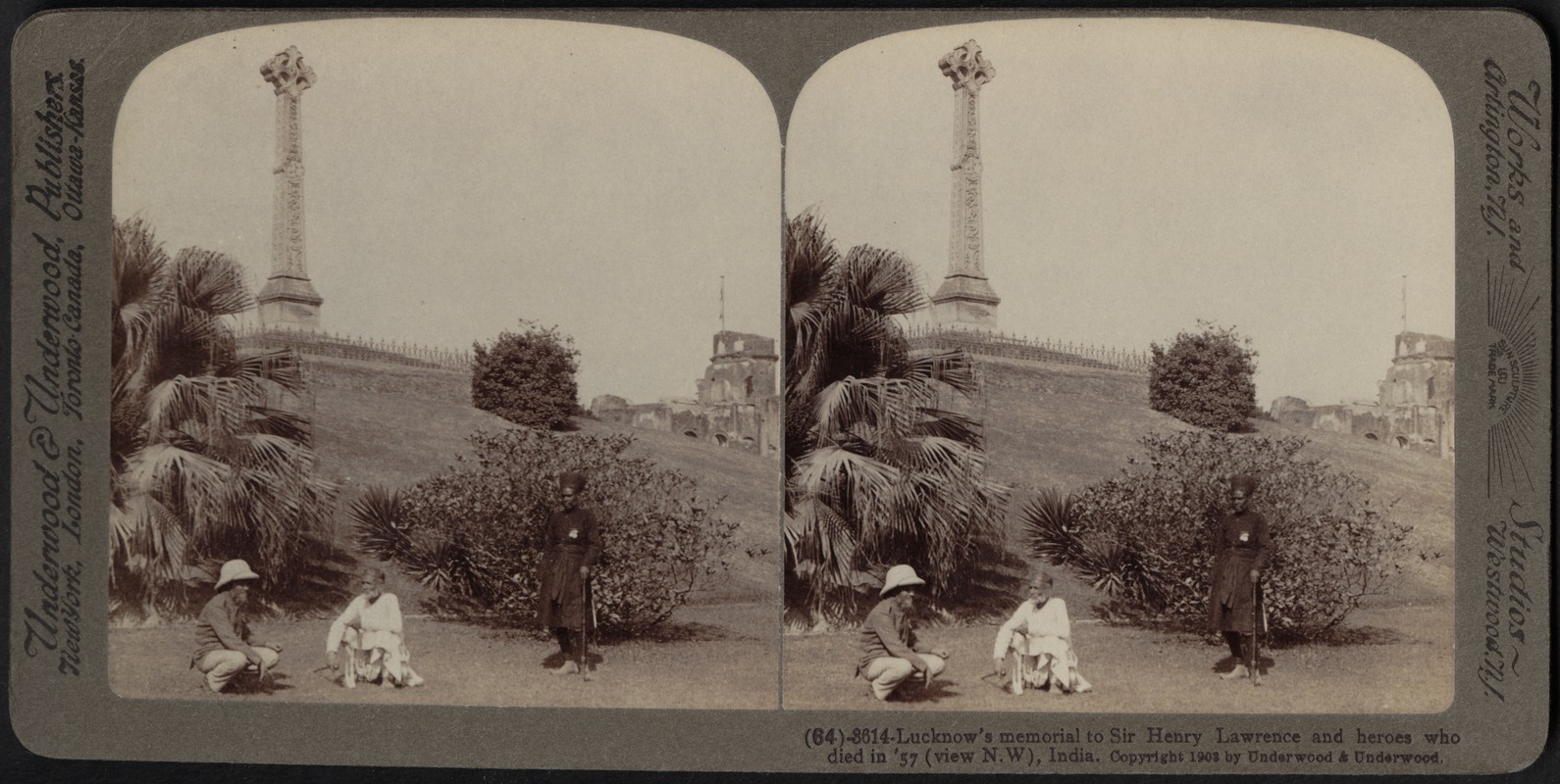 Memorial to Sir Henry Lawrence at Lucknow, India