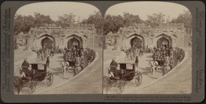 The Cashmere Gate, battered by shot and shell, Delhi, India