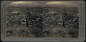 Rome, the eternal city, from the balcony of St. Peter's, Italy