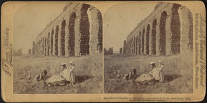 Aqueduct of Claudius (42 miles long, constructed A.D. 52), near Rome, Italy