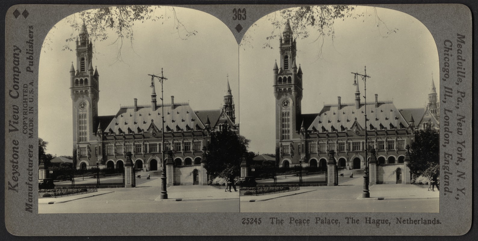 The peace palace, The Hague, Netherlands