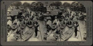 The market boats of Bangkok