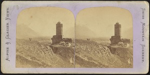 Unidentified tower near the Swiss Alps