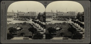 Public square and cathedral, Montevideo