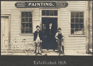 Paint shop of B.F. Baker