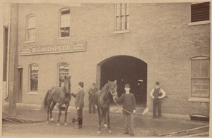 M. Goodspeed, hack boarding and livery stable