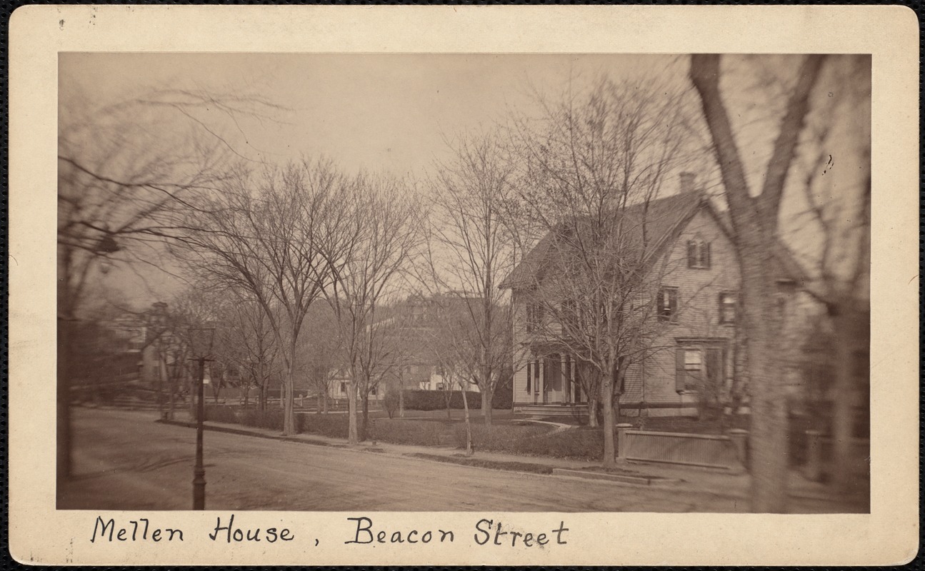 Mellen house, Beacon & Winchester Sts.