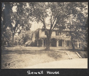 Joseph Sewall house, Wellington Terrace