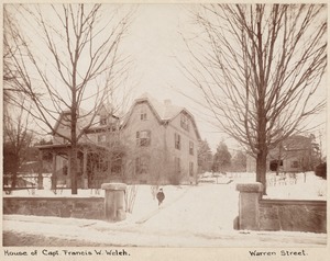 Francis W. Welch house, Warren St.