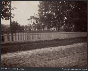 Isaac D. White house driveway, Beacon St. opp. Tappan