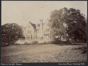 John G. Wright house, Woodland Rd., Chestnut Hill