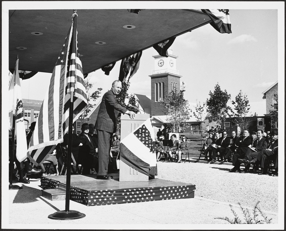 Town Hall, Mayor Collins of Boston Digital Commonwealth