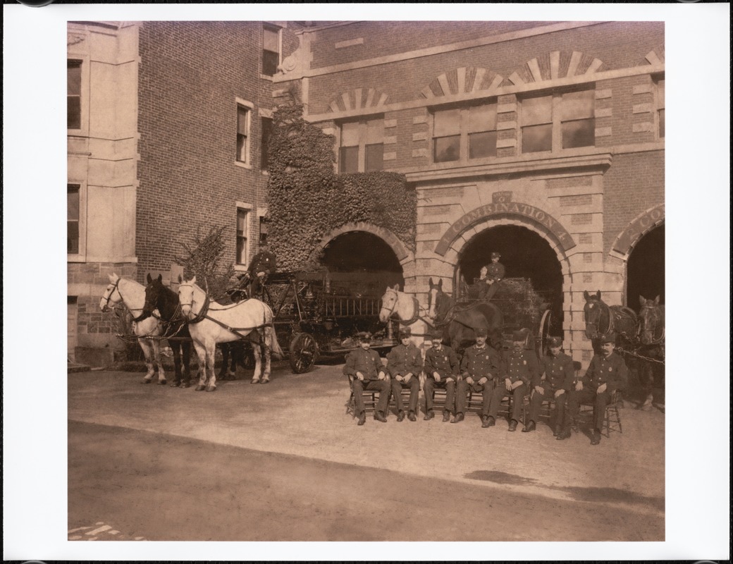 Fire Station G (now Station 7), Washington Sq., circa 1907
