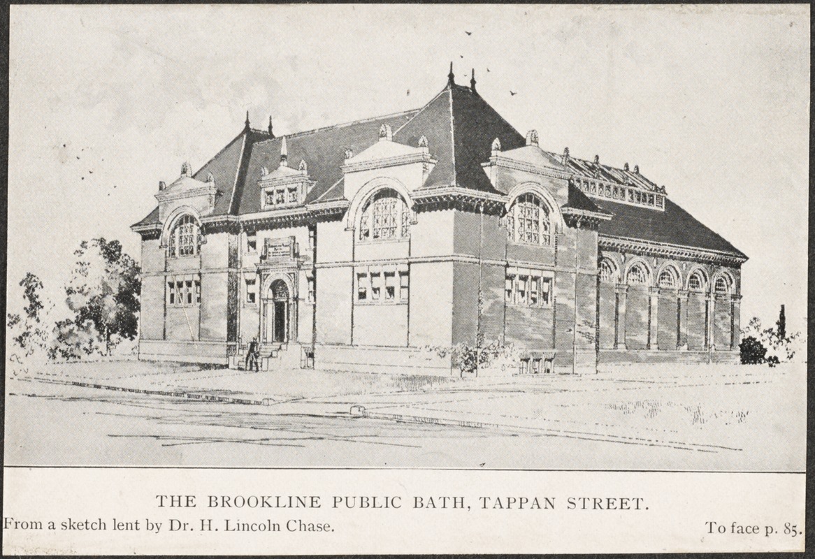 Brookline public bath, Tappan St.