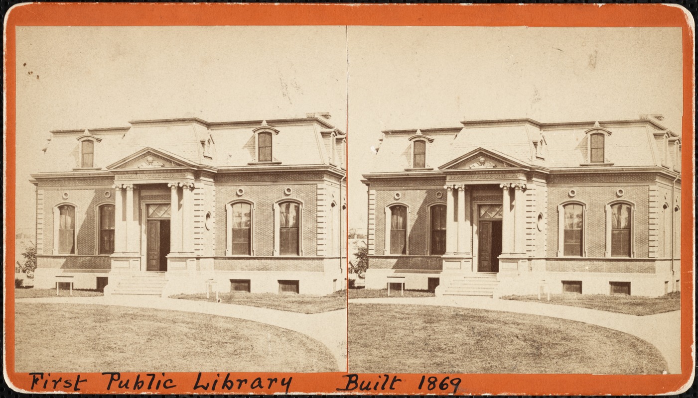 Public Library - 1869 building, exterior views