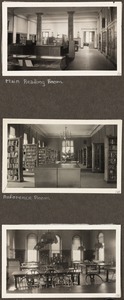 Public Library, 1910 building. Interior view