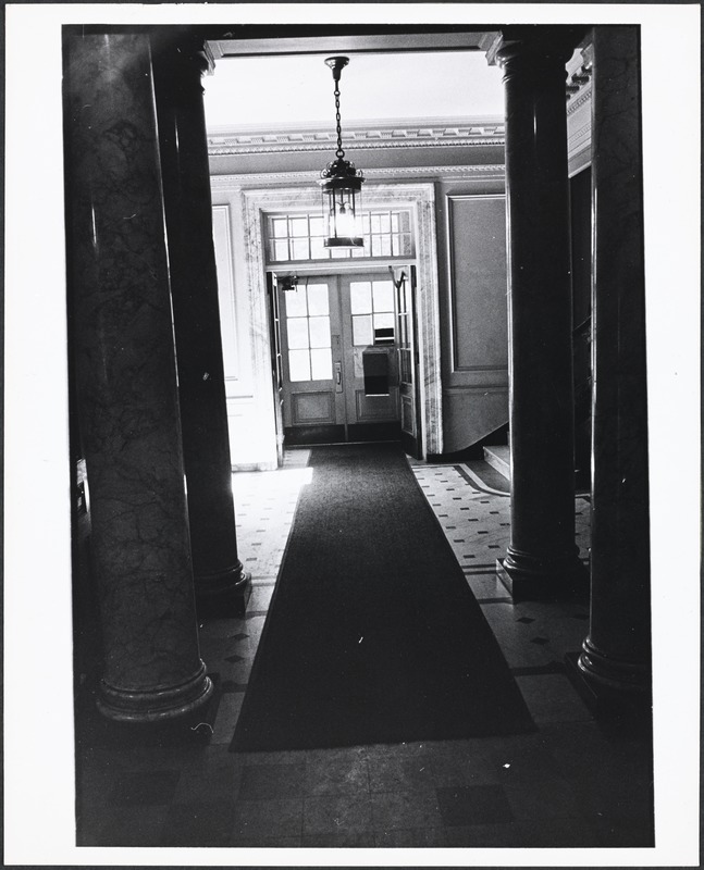 Interior view. Entrance hall near children's room