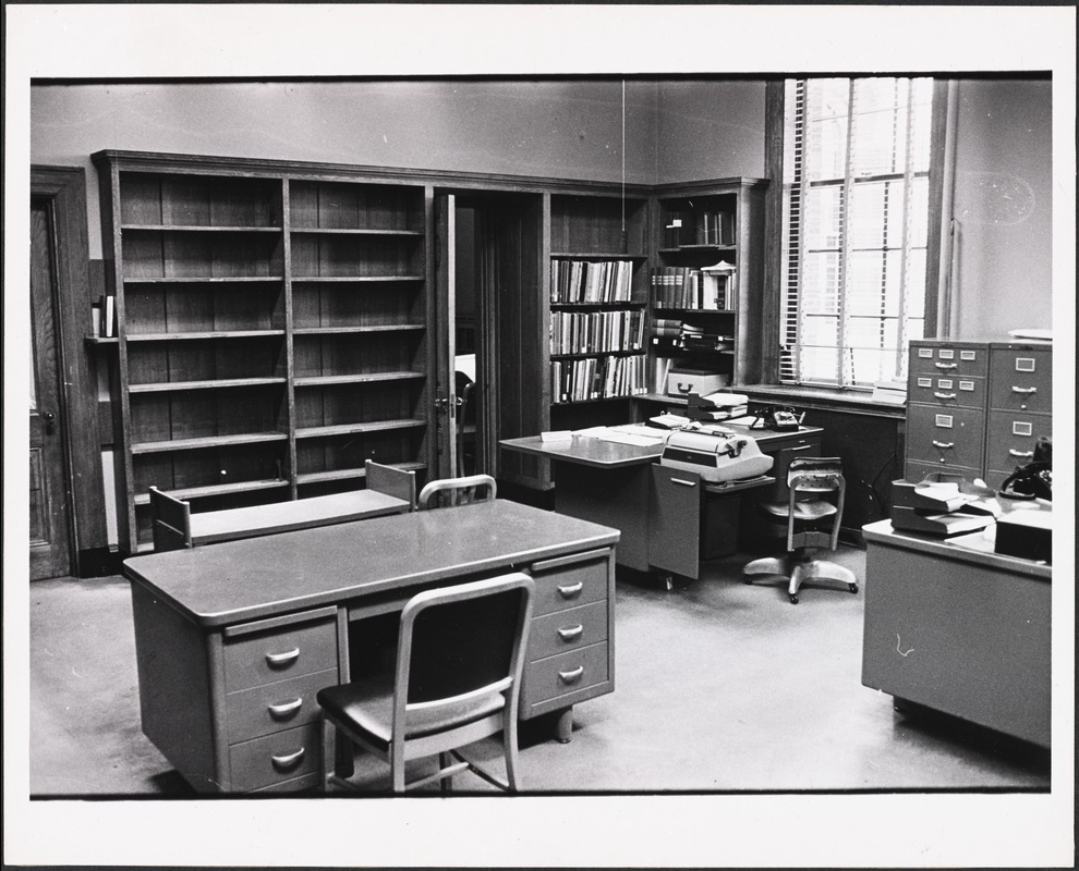 Interior view, administrative office - Digital Commonwealth