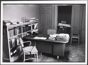 Interior view, town librarian's office