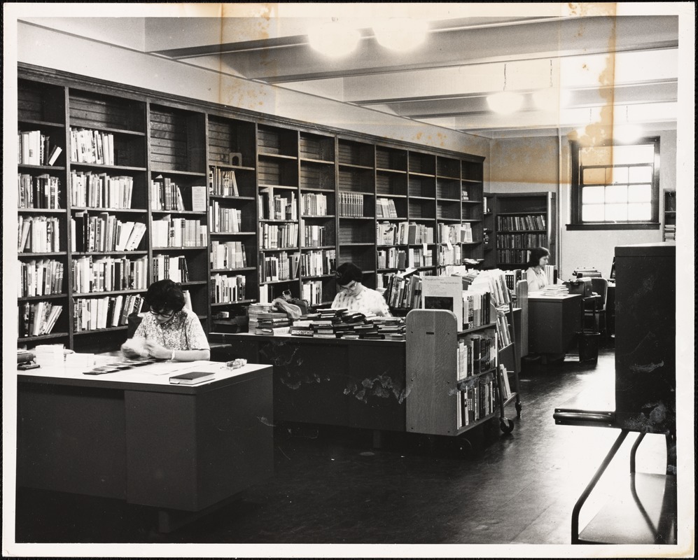 Main library, Technical Services staff