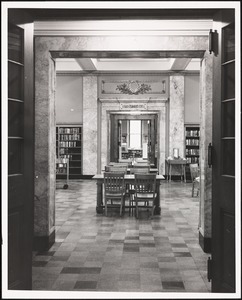 Public Library, interior view, reading room (fiction)