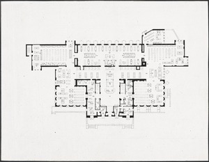 Public Library, 1971 addition, floor plan