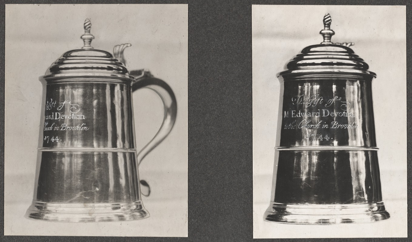 Edward Devotion Tankard, First Parish Church