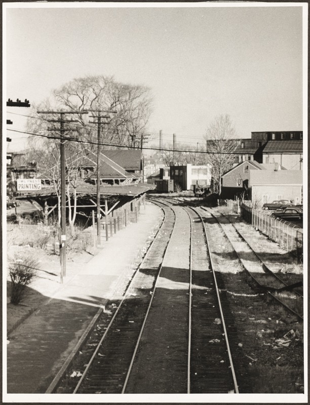 Brookline Railroad Station Digital Commonwealth