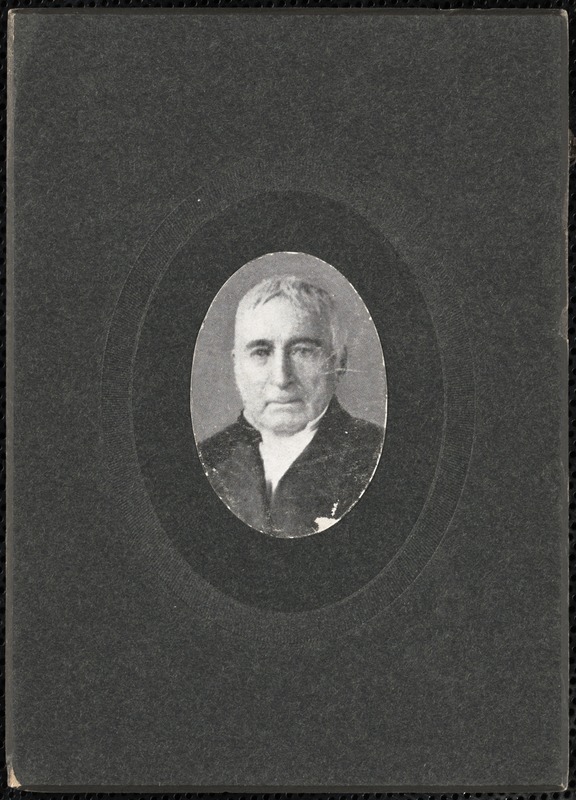 Deacon Elijah Corey, 1773-1859