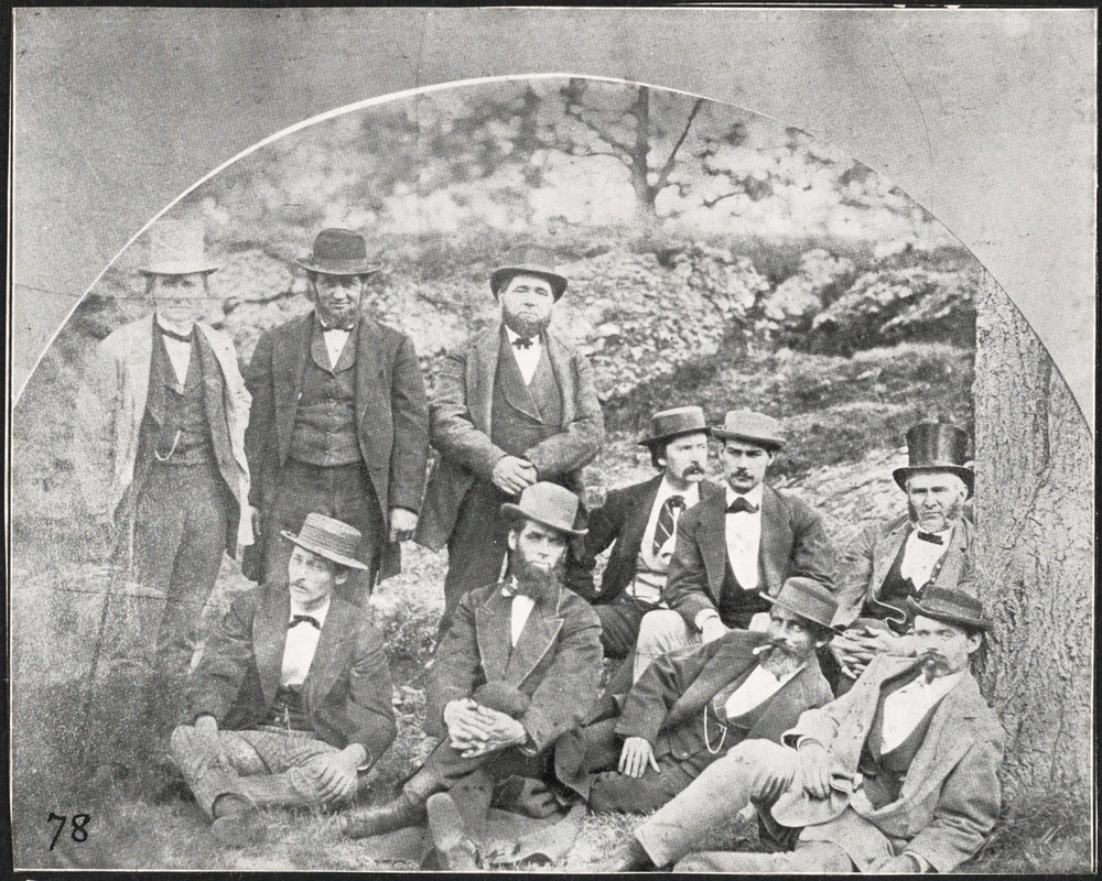 Sunday Meeting Group, circa 1870