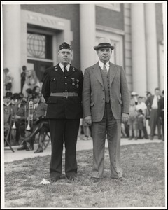 (l. to r.) Arthur O'Shea & Police Chief James A. Tomra