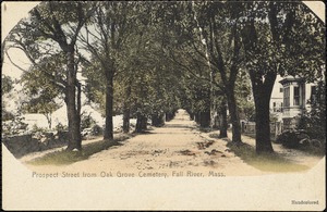 Prospect Street from Oak Grove Cemetery, Fall River, Mass.