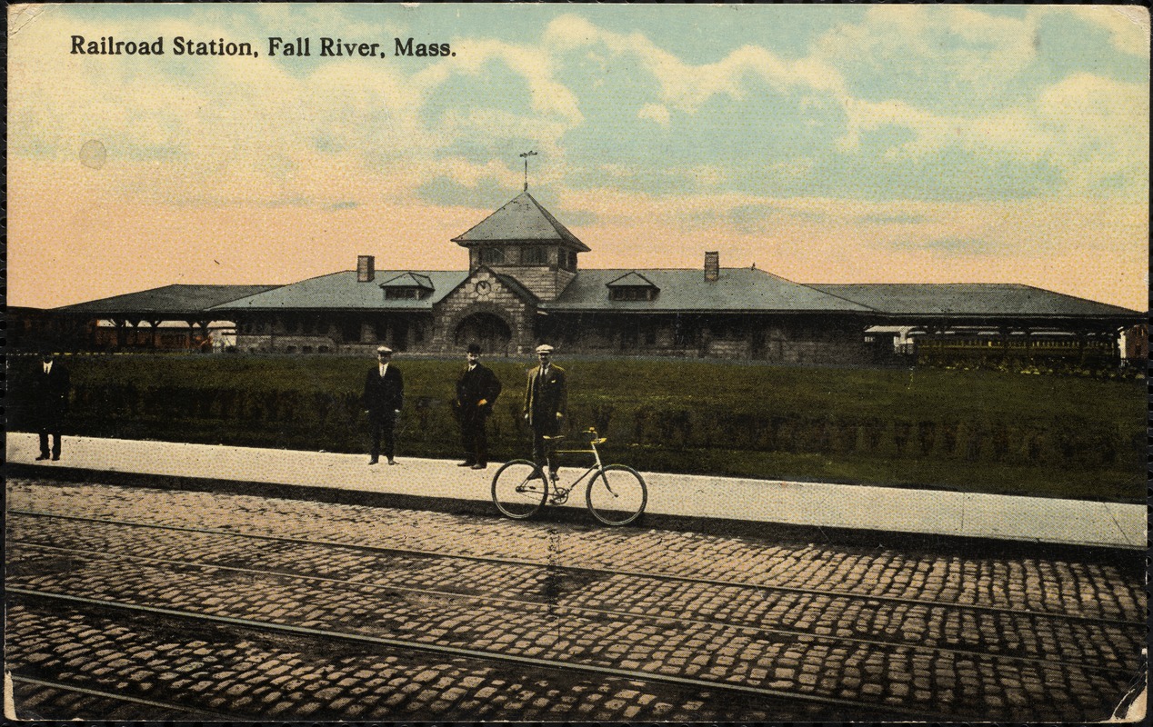 Railroad station, Fall River, Mass. Digital Commonwealth