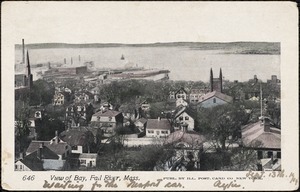 View of bay, Fall River, Mass.