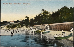 Fall River, Mass. Bliffin's Beach, bathing scene