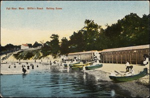 Fall River, Mass. Bliffin's Beach, bathing scene