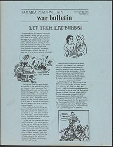 Jamaica Plain weekly, war bulletin