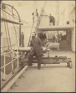 Admiral D.D. Porter, on the deck of flagship