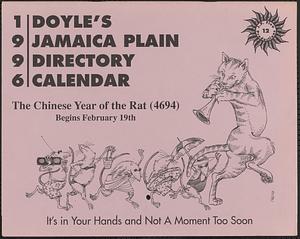 1996 Doyle's Jamaica Plain directory calendar