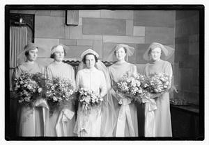 Wedding, daughter of Mrs. Richard Howard taken at Presentation Church Oak Sq. Brighton